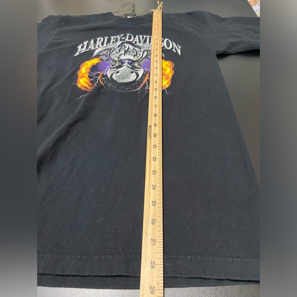 Vintage Y2K Harley Davidson double sided graphic tee shirt. Made in USA - Picture 8 of 8